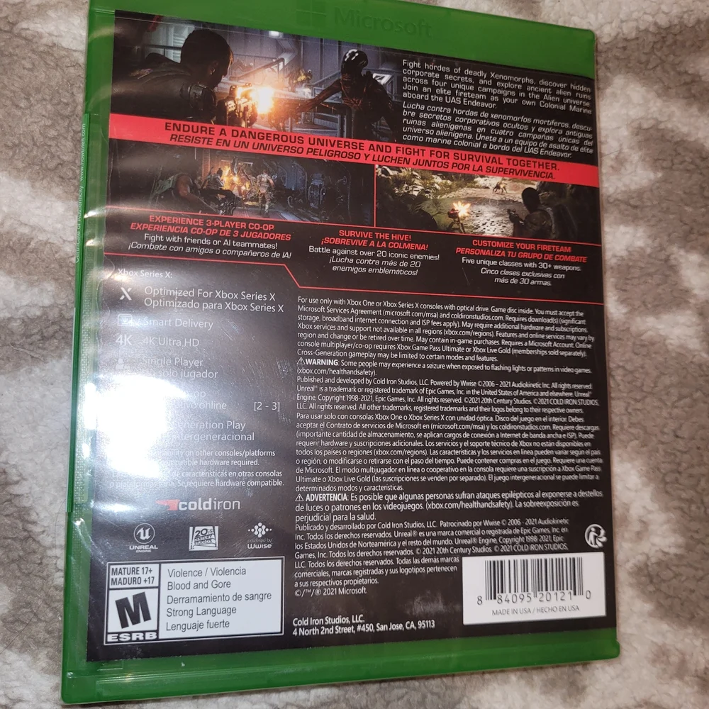 Aliens: Fireteam Elite for XBox 1